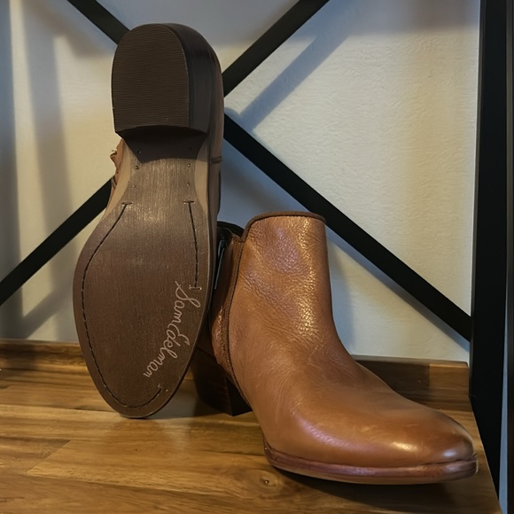 Sam Edelman Petty leather boots size 5.5 brown - Picture 3 of 6